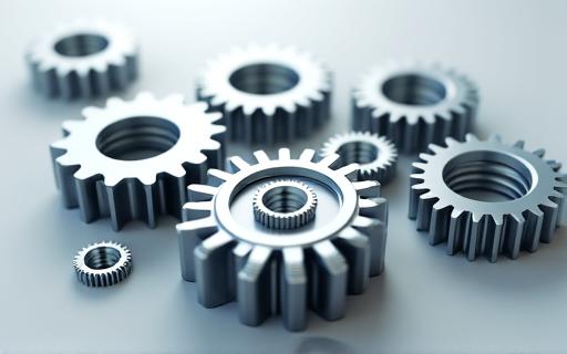 Connected gears, representing empowerment and evolution
